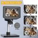 Цифровой микроскоп P220 35 см 4,3" HD 1080p 1000-кратное увеличение черный с дисплеем аккумуляторный для пайки и обучения P2201000X фото 6