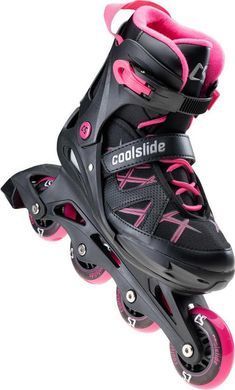 Ролики Ковзани CoolSlide Nachos YG рекреаційні регульовані чорні розмір 36-39 10065905 фото