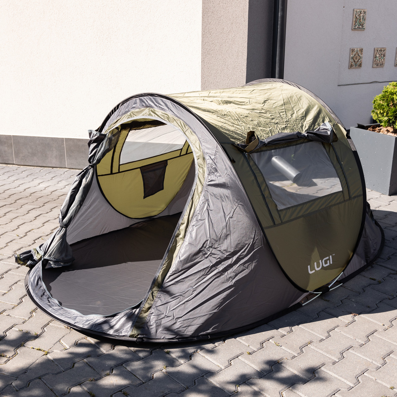 Самовідкривний намет Pop-Up 2-місний Зелений