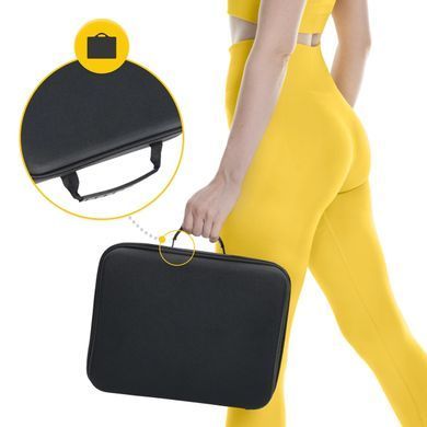 Ручний масажер для тіла MASSAGE GUN-EVO 4FIZJO Масажний пістолет портативний зі змінними наконечниками MG03 фото