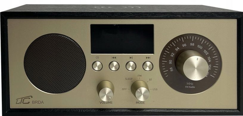 Портативный радиоприемник Brda FM/BT/USB, аккумулятор 2200 мАч, 10 Вт 5902270791013 фото