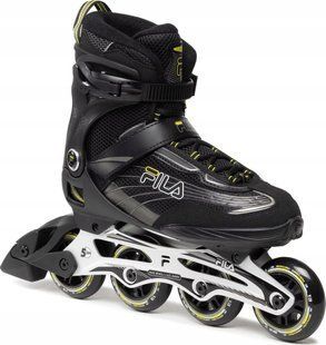 Роликові ковзани Fila FILA SKATES MIZAR 80 black-lime 44 роликові ковзани 14074248 фото