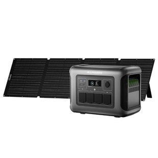 Зарядна електростанція AllPowers R1500 LITE 1600 Вт 1056 Вт&middot;год + сонячна панель SOLAX SE200 200 Вт B-00002LO-00158 фото