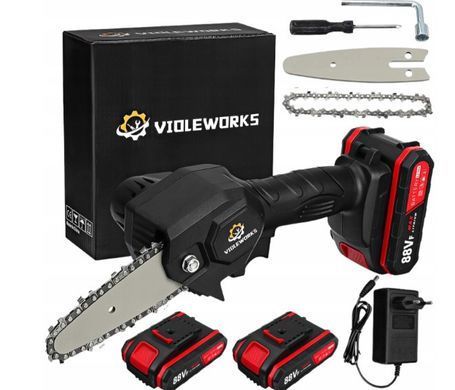 Аккумуляторная цепная пила Violeworks 1080 Вт Piła VIOLEWORKS 4" фото