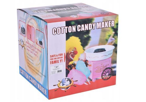 Аппарат для сладкой ваты Cotton Candy розового цвета 480 Вт 5902340309049 фото