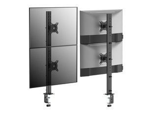 Крепление для 2 мониторов 17&ndash;34" Mozos MS05 VESA 75x75/100x100 до 12 кг, вертикальное, черное 5903738186075 фото