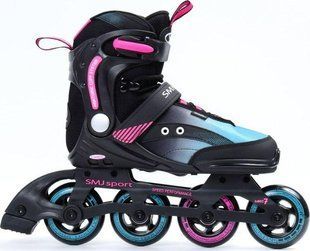 Роликові ковзани SMJ sport RX23 Lady, чорні, розмір 40 8604262 фото