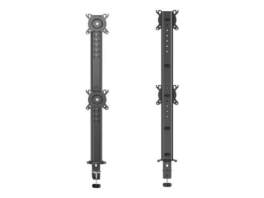Крепление для 2 мониторов 17&ndash;34" Mozos MS05 VESA 75x75/100x100 до 12 кг, вертикальное, черное 5903738186075 фото