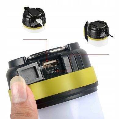 Фонарь для кемпинга с POWERBANK 3000mAh 1000 лм для кемпинга 1693417318 фото