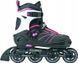 Роликовые коньки Allright Velocity для отдыха, регулируемые, розовые, размер 39-42 12989455 фото 5