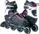 Роликовые коньки Allright Velocity для отдыха, регулируемые, розовые, размер 39-42 12989455 фото 3