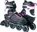 Роликовые коньки Allright Velocity для отдыха, регулируемые, розовые, размер 39-42 12989455 фото 4