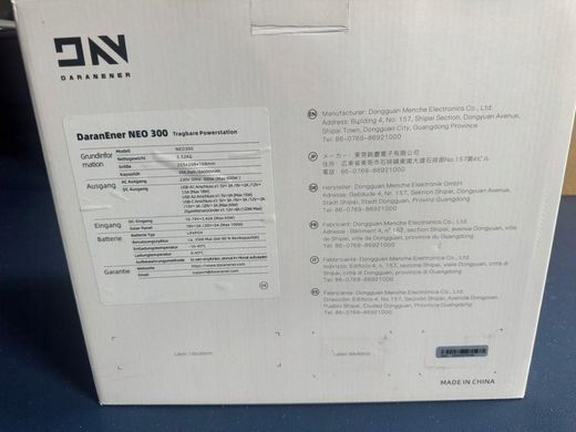 Портативная зарядная станция DaranEner NEO300 300 Вт 268.8 Вт*ч LiFePO4 755567822205 фото