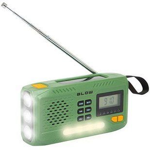 Радіоприймач AM/FM-радіо BLOW RA13 на сонячній батарееї 5900804146032 фото