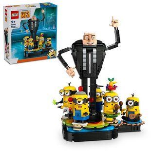 Конструктор LEGO Despicable Me 4 Ґру й посіпаки з кубиків 839 деталей (75582) 5702017591483 фото