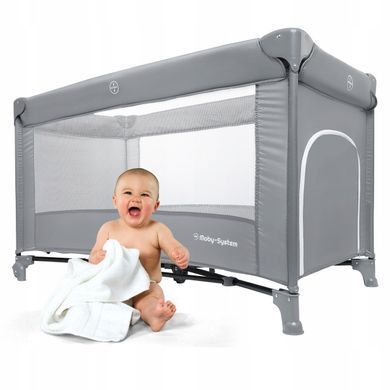 Дорожная кроватка-манеж Moby-System Happy Traveller Basic с матрасом и сумкой 126&times;66 см 5906395302529 фото