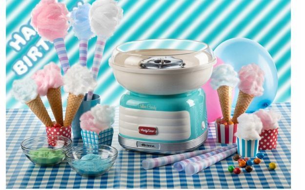 Домашний портативный аппарат для сладкой ваты Ariete PartyTime 2973/01 синий 500 Вт 2973/01 фото