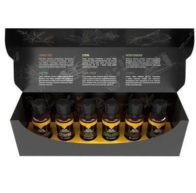 Набір натуральних ефірних олій Bilovit Nature's Medicine Cabinet OET-ZES-03 фото