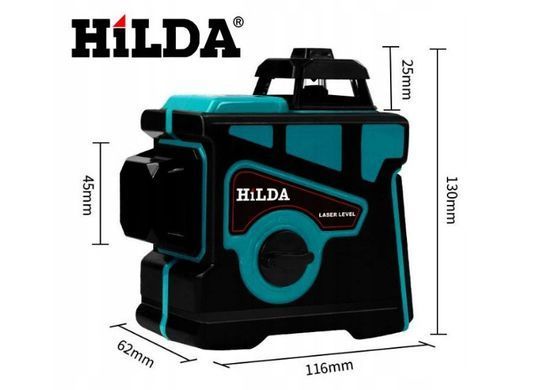 Пересічний лазер 12 ліній Hilda 20 м 3D Hilda фото