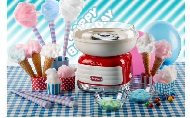 Домашній портативний апарат для солодкої вати Ariete Cotton Candy червоний 500 Вт 2973/001 фото