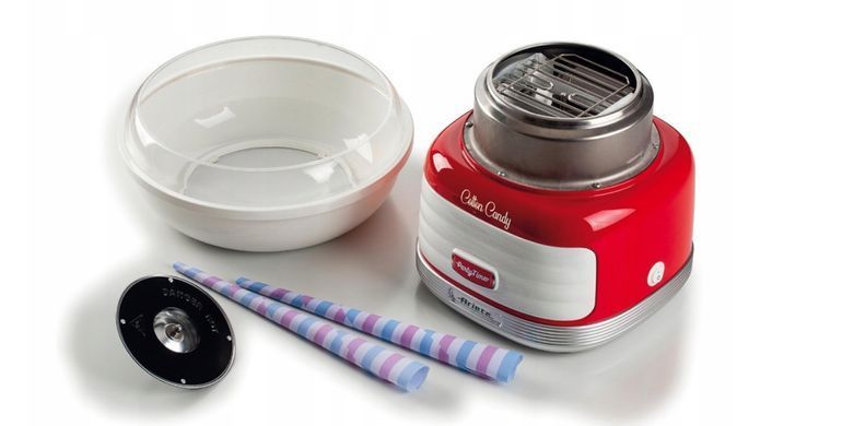 Домашній портативний апарат для солодкої вати Ariete Cotton Candy червоний 500 Вт 2973/001 фото
