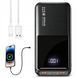 Повербанк 20000 mAh быстрая зарядка PD 22.5W Power Bank 3xUSB с дисплеем Black 5906924735736 фото 9