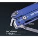 Мультитул Nextorch MT20, 109мм, тактический для спасателей, синий, 14 функций, сталь 50Cr15, ключ для наручников MKPioneerBL фото 6