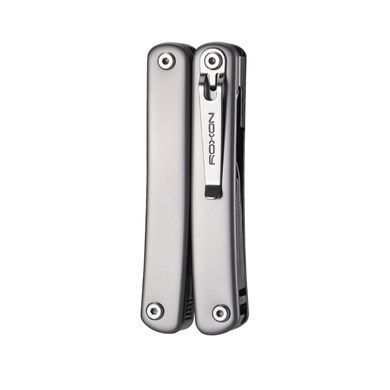Мультитул Roxon Flex S804G, 107мм, карманный, серебристый, 18 функций, нержавеющая сталь, модульная конструкция MKS804G фото