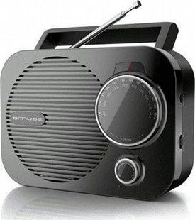 Портативне радіо Muse Muse M-050 R, AUX-вхід, чорний колір 3700460202460 фото