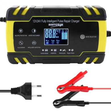 Зарядное устройство для автомобильного аккумулятора 12V-24V Синий 1751589262 фото