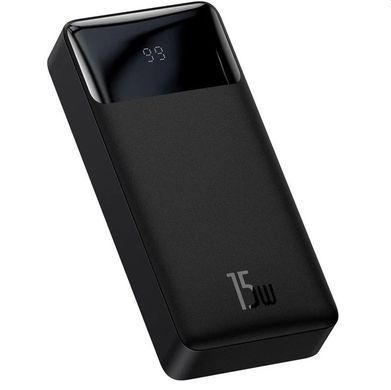 Павербанк Baseus power bank 20000mah 3x usb usb-c pd 15W 3A Черный PPBD050101 фото