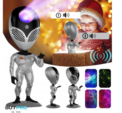 Лампа-проектор разноцветный STAR PROJECTOR NIGHT LIGHT ALIENSUN повторяет слова ночник ALIENSUN фото