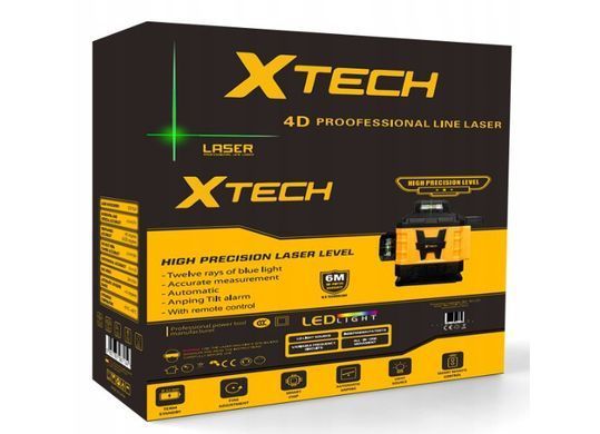 Лазерний рівень XTECH 360 &deg; 4D xtech фото