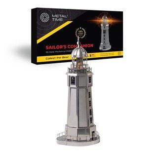 Колекційна модель-конструктор Metal Time Sailor's Companion Маяк із підсвіткою (MT002) 4820230260540 фото