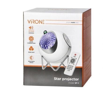 Зоряний проектор 15 програм + 5 звуків Virone SP-1 фото