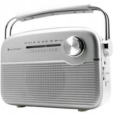 FM-Радиоприемник SOUNDMASTER TR480SI с солнечной панелью 3 Вт, литий-ионным аккумулятором 4005425012061 фото