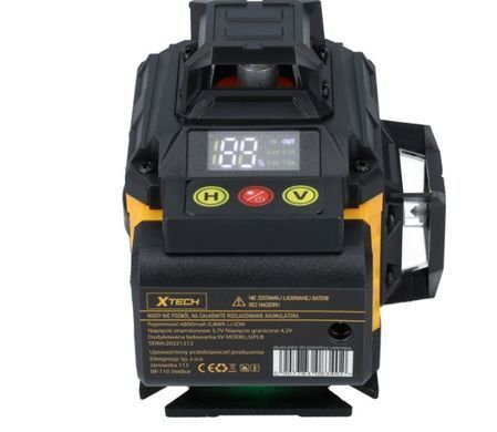 Xtech 25 м перехресний лазер LASER LCD akumulatorowe фото