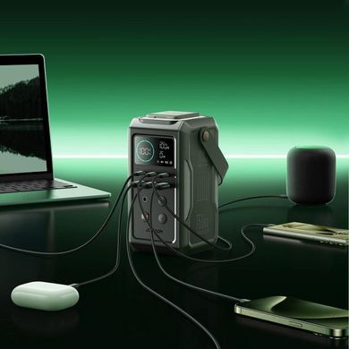 Повербанк 75000 мА&middot;год 100 Вт USB-C USB-A з ліхтариком Joyroom JR-PBF10 6956116712662 фото
