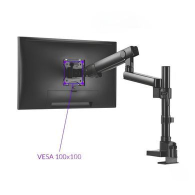 Держатель монитора и ноутбука диагональю 17" - 32" spacetronik spa-h121 5903031044423 фото