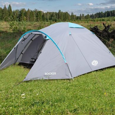 Кемпінговий намет Nils Camp Rocker NC6013 сірий 5907695505153 фото