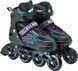 Роликовые коньки Allright Celerity для отдыха, регулируемые, черные, размер 39-42 12989457 фото 2