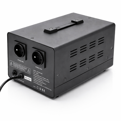 Стабилизатор напряжения AZO AVR 2000/1200 Pro, 2000VA/1200W, точность &plusmn;3%, релейный, защита для котла и генератора MK-AZO00D1156 фото