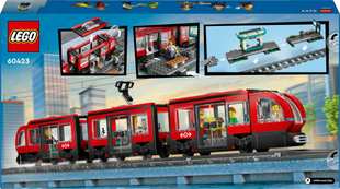 Конструктор LEGO City Трамвай и вокзал в центре города 811 деталей (60423) 5702017589190 фото