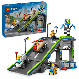 Конструктор LEGO City Жодних обмежень: Автодром для гоночних автомобілів 436 деталей (60460) 5702017812601 фото