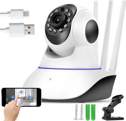 Nanny Verk IP-камера wifi радіоняня поворотний аудіо внутрішній датчик руху IP камера wifi радіоняня обертовий аудіо внутрішній датчик руху 14140154 фото