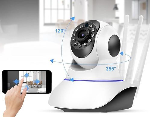 Nanny Verk IP-камера wifi радіоняня поворотний аудіо внутрішній датчик руху IP камера wifi радіоняня обертовий аудіо внутрішній датчик руху 14140154 фото