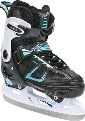 Allright Rollerblades 2в1 Ролики + Хоккейные коньки Max Power бело-черные 33-36 6445158 фото