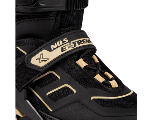 Женские роликовые коньки Nils Extreme регулируемые резиновые колеса размеры 35-38/39-42 NA14174 фото