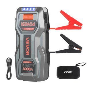 Пусковий пристрій 3000 А 16000 мАг для авто 3 в 1 з ліхтариком USB QC3.0 та кейсом jump starter YJDYQDX3000A1A8EO001V9 фото