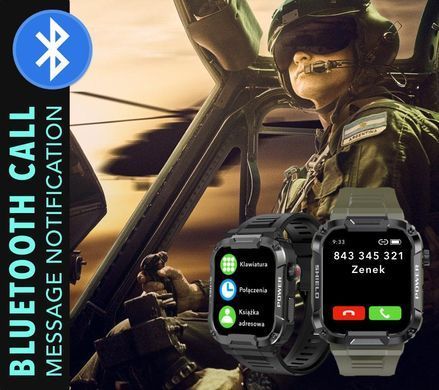Чоловічі смарт години rubicon rncf07 дзвінки - bluetooth call чорний 5905220840205 фото